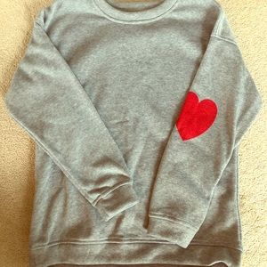 Heart elbow sweatshirt